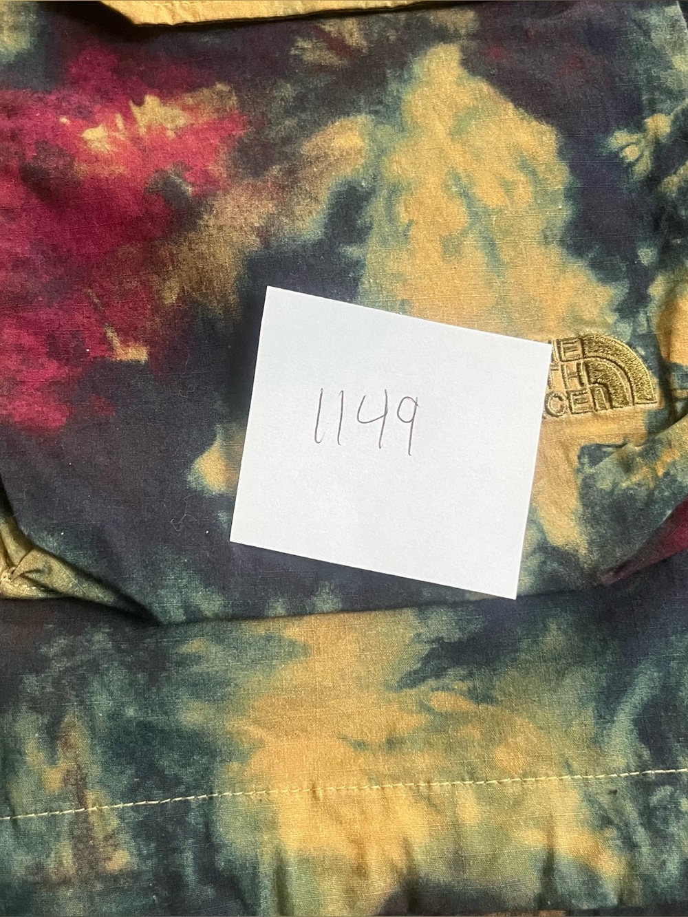 Women's The North Face Ripstop Wind Hoodie Full Zip Tie Dye Antelope Jacket - Picture 10 of 10